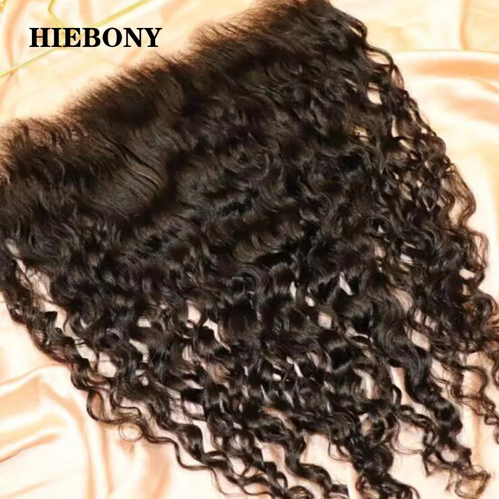 Burmese Curly 13X6 HD Lace Frontal Only 5X5/7X7 Melt Skin HD Lace Closures Ultra Thin 13X4 HD Lace Frontal Pre Plucked