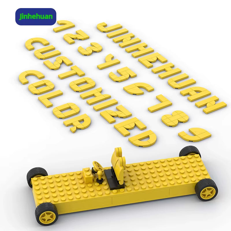 Creative Moc Bricks Toys Grey Mini Assembled Supercar for Adults Plastic Toys Building Block Sets Car